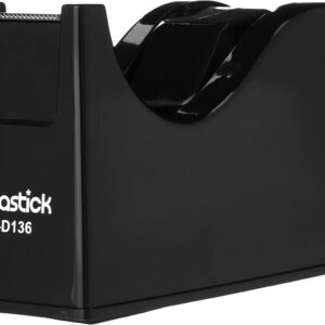 Fantastick Tape dispenser -1″ and 3″dual core- Black – FK-D136-BK
