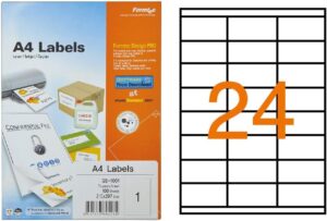 Formtec Label 2400/70x35mm Bx=100sheet – FT-GS-1224