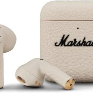 Marshall Minor IV Bluetooth Earphones – Water Resistant Earphones Bluetooth Wireless Earbuds With 30Hours Playtime – Cream | MINORIV-CRM