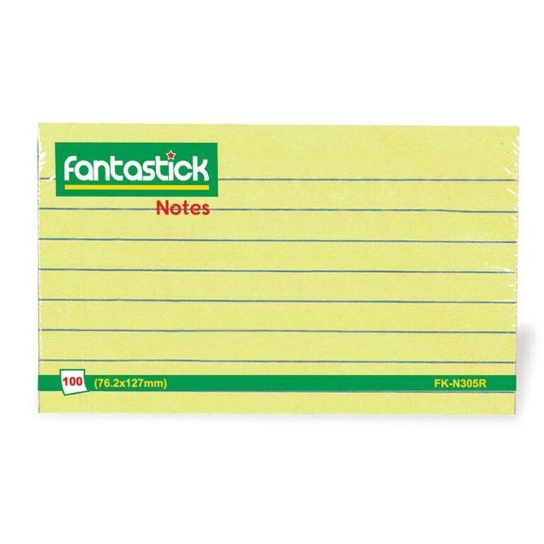 Fantastick Stick Notes 3×5″ Ruled – FK-N305R