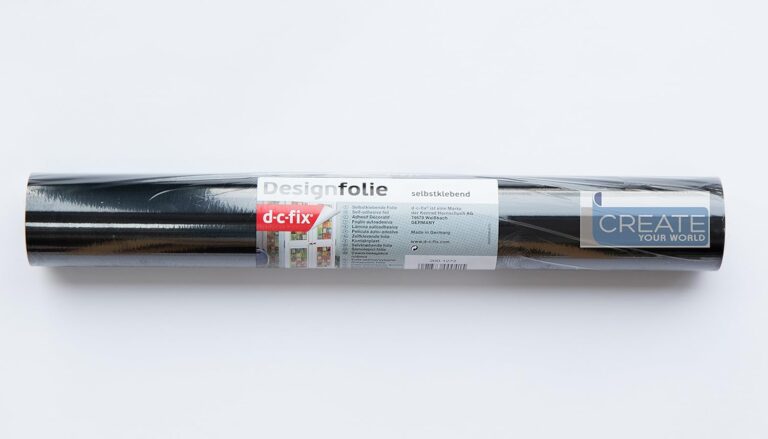 DC Fix Plain Gloss 45cmx15m BK