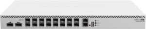 MikroTik CRS518-16XS-2XQ-RM, 100G Enterprise Rackmount Switch with 2x QSFP28, 16x SFP28, Dual PSU, 1.2 Tbps Switching Capacity, RouterOS v7, Hot-Swappable Components, CE/EAC/ROHS | QCA9531