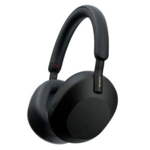 Sony Wireless Noise Canceling Bluetooth Headphone, Magnificent Sound, 30 Hour Battery Life, 32.81 ft Effective Range, 2.4 GHz Band Frequency, Closed Dynamic, Hard Case, Black | WH-1000XM5/BM