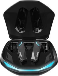 Lenovo Think Plus Live Pods GM2 Pro Low Latency Gaming Headset, 360 Stereo Surrounding Sound, Audio Visual Synchronization with Panorama Sound Effect, Bluetooth 5.3 Tri Band EQ, Black | GM2 PRO