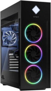 HP OMEN GT22-3000t 45L Gaming Desktop, Intel Core Ultra 9 285K Processor, 32GB RAM, 1TB SSD, NVIDIA GeForce RTX 5080 16GB GPU, Windows 11, Front Bezel Black Glass, Black | GT22-3000t-16