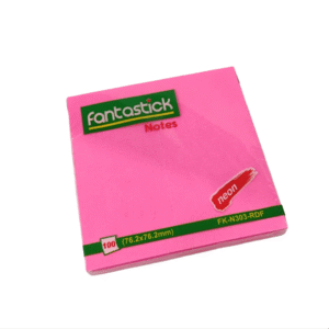 Fantastick Stick Notes 3″x3″ Fluor. Red – FK-N303-RDF