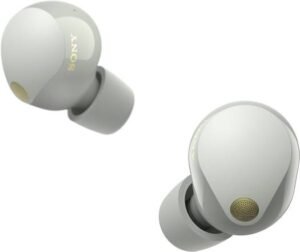 Sony Truly Wireless Noise Cancelling Earbuds, Closed Dynamic Type, 8.4mm Driver Unit, 10m Effective Range, Bluetooth Version 5.3, Max 7 Hours Battery Life, Ambient Sound Mode, Silver | WF-1000XM5/SL