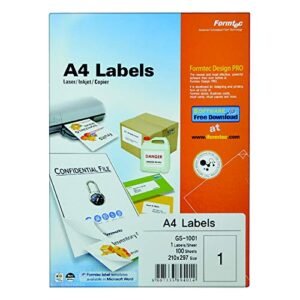 Formtec Label 2100/70x42mm Bx=100sheet – FT-GS-1021