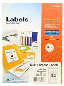 Formtec Label 4400/48x25mm Bx=100sht – FT-GS-1044