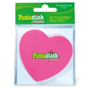 Fantastick Stick Notes Fluor. Hearts bls-RD – FK-NDHT303B-RD