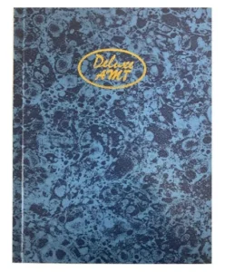 Deluxe Ruled Manuscript/Register Book 3QR, 9×7″, 228×178 mm, 144 Sheets