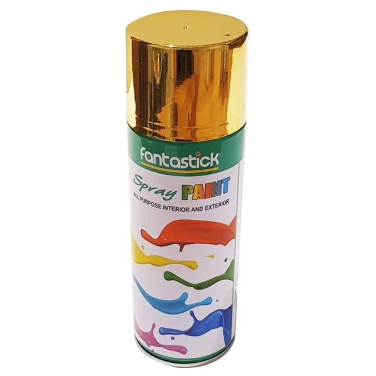 Fantastick Spray Paint Acrylic 400 ml Bright Gold – FK-SP-AC400-GDB