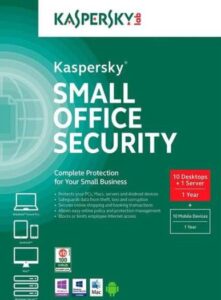 Kaspersky Small Office Security 10 Desktop + 1 Server, Digital Download