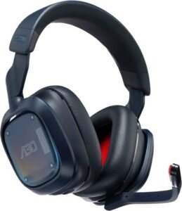 Logitech Astro A30 Lightspeed Wireless Gaming Headset, Bluetooth, Dolby Atmos, Detachable Boom, 27H Battery, USB-C Charging, For PS5 / XBox Series XS / Mac/ Windows 10/11 & Mobile, Blue | 939-002008