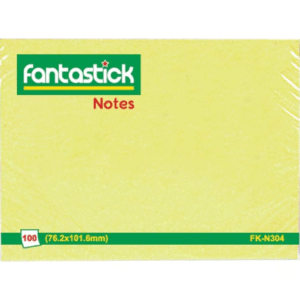 Fantastick Stick Notes 3×4″  Yellow – FK-N304
