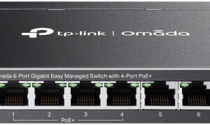 Omada ES206GP 6-Port Gigabit Easy Managed Switch