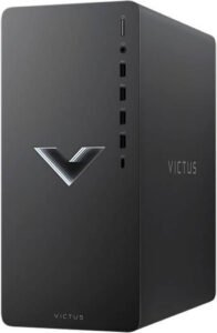 HP Victus 15L TG02-2002SA Gaming Desktop Computer, Intel Core i7-14700F, 16GB (2×8) RAM, 512GB SSD, GeForce RTX 4060 GDDR6 8GB GPU, Windows 11 Home, Mica Silver Metal | A31BCEA