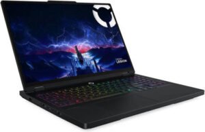 Lenovo Legion Pro 5 16IAX10H Gaming Laptop, 16″ WQXGA OLED 165Hz Display, Intel Core Ultra 9 275HX, 32GB RAM, 1TB SSD, GeForce RTX 5070 Ti 12GB GPU, English-Arabic K/B, No OS, Black | 83LU000SAX