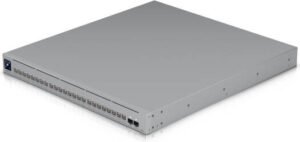 Ubiquiti Pro XG 24 Switch, 24 Port Layer 3 2.5/10/25GbE Switch with 16x 10GbE RJ45, 8x 2.5GbE RJ45, 2x 25G SFP28, 460 Gbps Switching Capacity, 230 Gbps Non Blocking Throughput | USW-Pro-XG-24