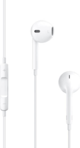 Apple EarPods with 3.5mm TRRS Connector, In-Line Microphone, Deep, Rich Bass, In-Line Remote Controls Playback & Calls, White | MWU53AM/A