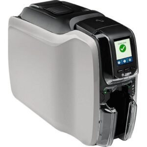 Zebra ZC300 Dual Sided Color Id Card Printer USB, Ethernet Combo Pack (Ribbon, 100 Cards, Card Design Software) | ZC32-000CQ00EM00