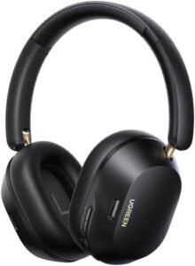 UGREEN HiTune Max5C Headphones Wireless, 75H Playtime, Adaptive Noise Cancelling, Hi-Res Sound, Over-ear Headsets, Custom EQ & Multiple Connection via App, Foldable Retractable, Black | 35757