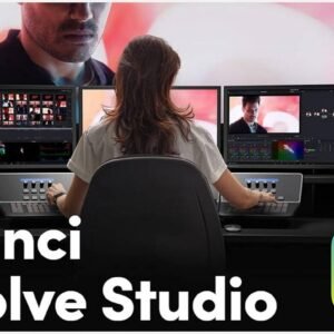 Blackmagic Design DaVinci Resolve Studio Advanced Color Grading, Editing, VFX and Audio Software by Blackmagic Design