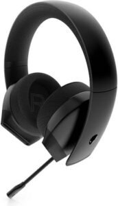 Dell AW310H Alienware Stereo Wired Headset, 50mm Hi-Res Drivers, Sports Fabric Memory Foam Earpads, Detachable USB Connectivity, Works with PS4, Xbox & Switch Via 3.5mm Jack, Black | AW310H-DAEM