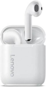 Lenovo LP2 Wireless Earbuds, Bluetooth 5.0 Earphone, Wireless Charging Box, Touch Control Design, 300mAh Battery, For iOS / Android, White | LP2