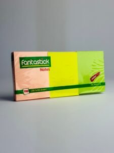 Fantastick Stick Notes 1.5×2″ Flur.3col (Pack=3pad) – FK-N42370