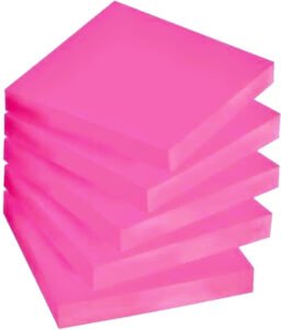 Fantastick Stick Notes 3″x3″  Pink – FK-N303-PK