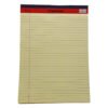 Sinarline Legal Pad, line ruled, 56gsm, 50sheets/pad, Yellow, Assorted Sizes - Thumbnail Image 1