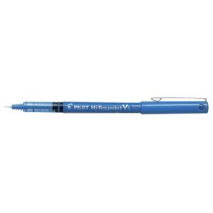 Pilot V5 Hi-Tecpoint BX-V5 Roller Ball Pen, 0.5mm, Blue