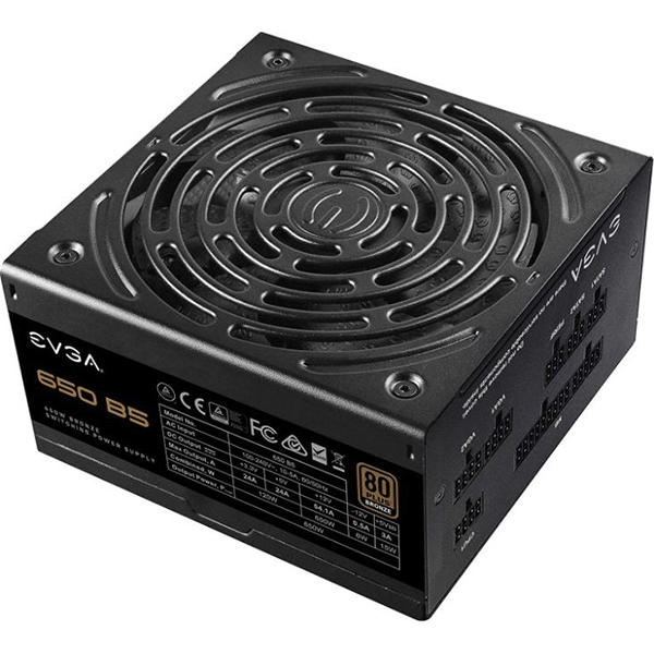Power Supply 600W Evga 80 Plus Bronze-600 Br 100-BR-0600-K3