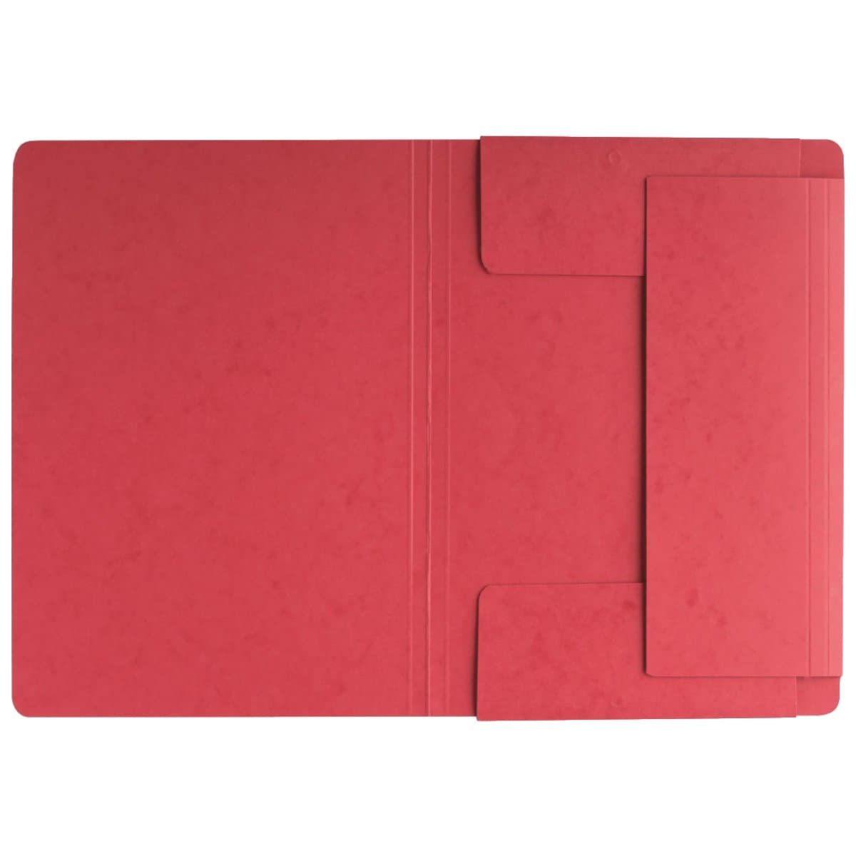 Pagna Manila Folder A4 with elastic fastener, Red - Image 2