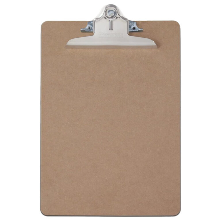 Laufer Hardfibre Clip Board A4 with Heavy Duty Clip
