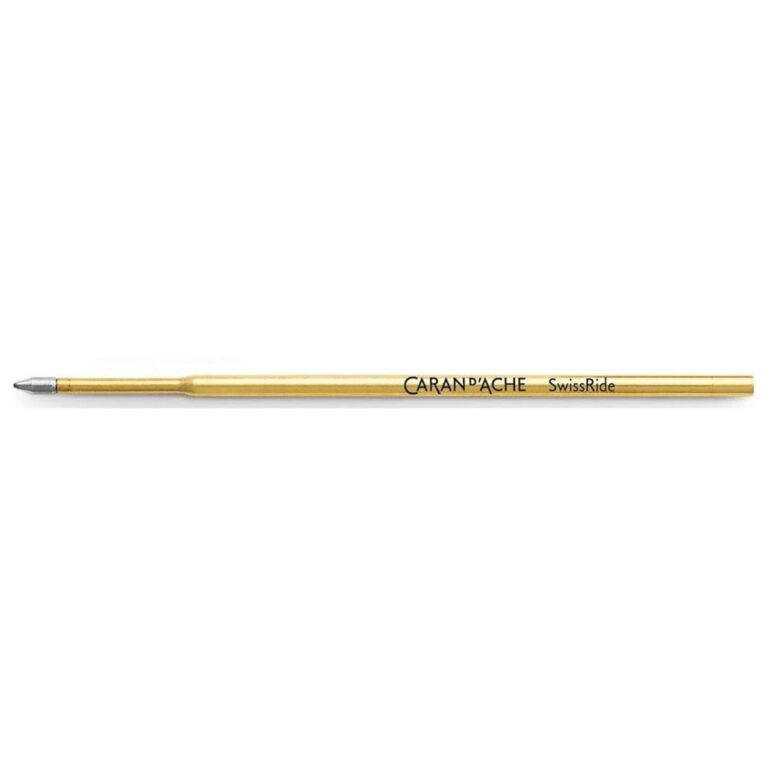 Caran d’Ache SWISSRIDE Ballpoint Pen Refill Cartridge, Medium 0.25mm, Blue