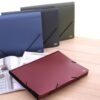 Deli Expanding File A4 with elastic fastener, 12 pockets, Assorted Colors - Thumbnail Image 3