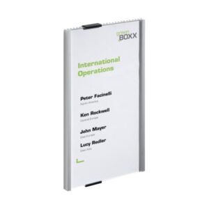 Durable INFO SIGN, 149 x 297 mm, Silver