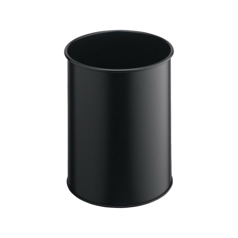 Durable 15L Round Metal Waste Basket