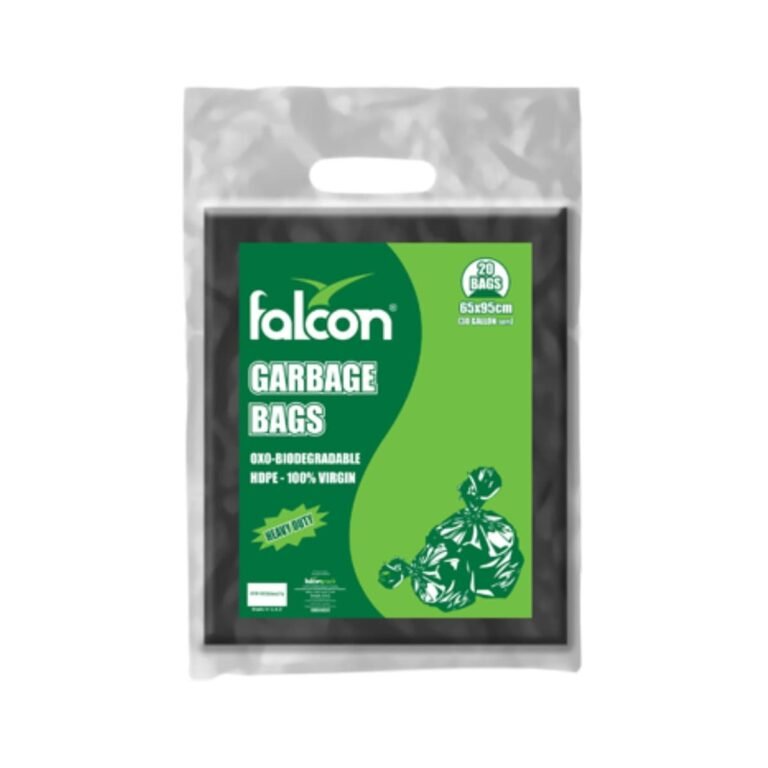 Falconpack Biodegradable Garbage Bags – Black
