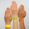 Sigel Event Wristbands Super Soft, adhesive seal, printable, Neon Yellow - Thumbnail Image 4
