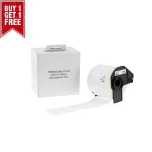 Generic Compatible DK-11202 Die-Cut Shipping Labels 62mm x 100mm – Twin Pack, 600 Labels