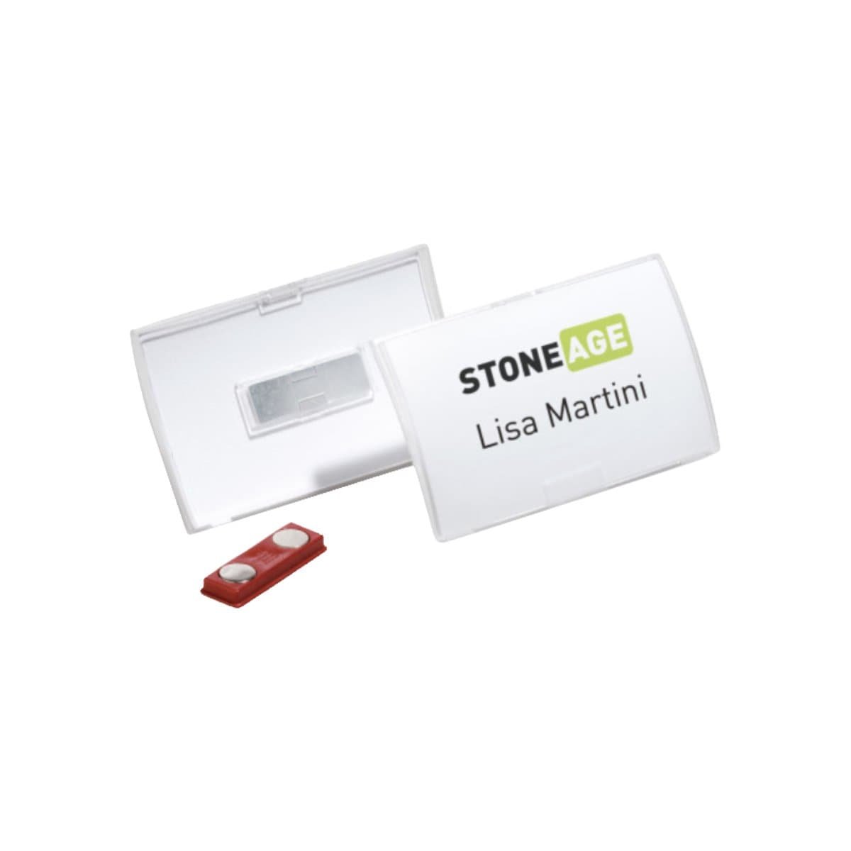 Durable CLICK FOLD Magnetic Name Badge, 75 x 40 mm - Image 1