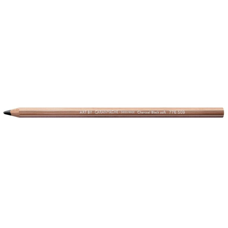 Caran d’Ache Artist Art Charcoal Pencil, soft, Black