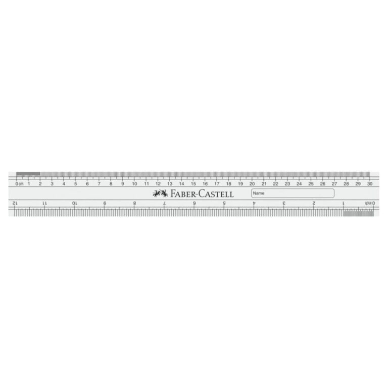 Faber Castell SLIM Plastic Ruler 12inches / 30cm