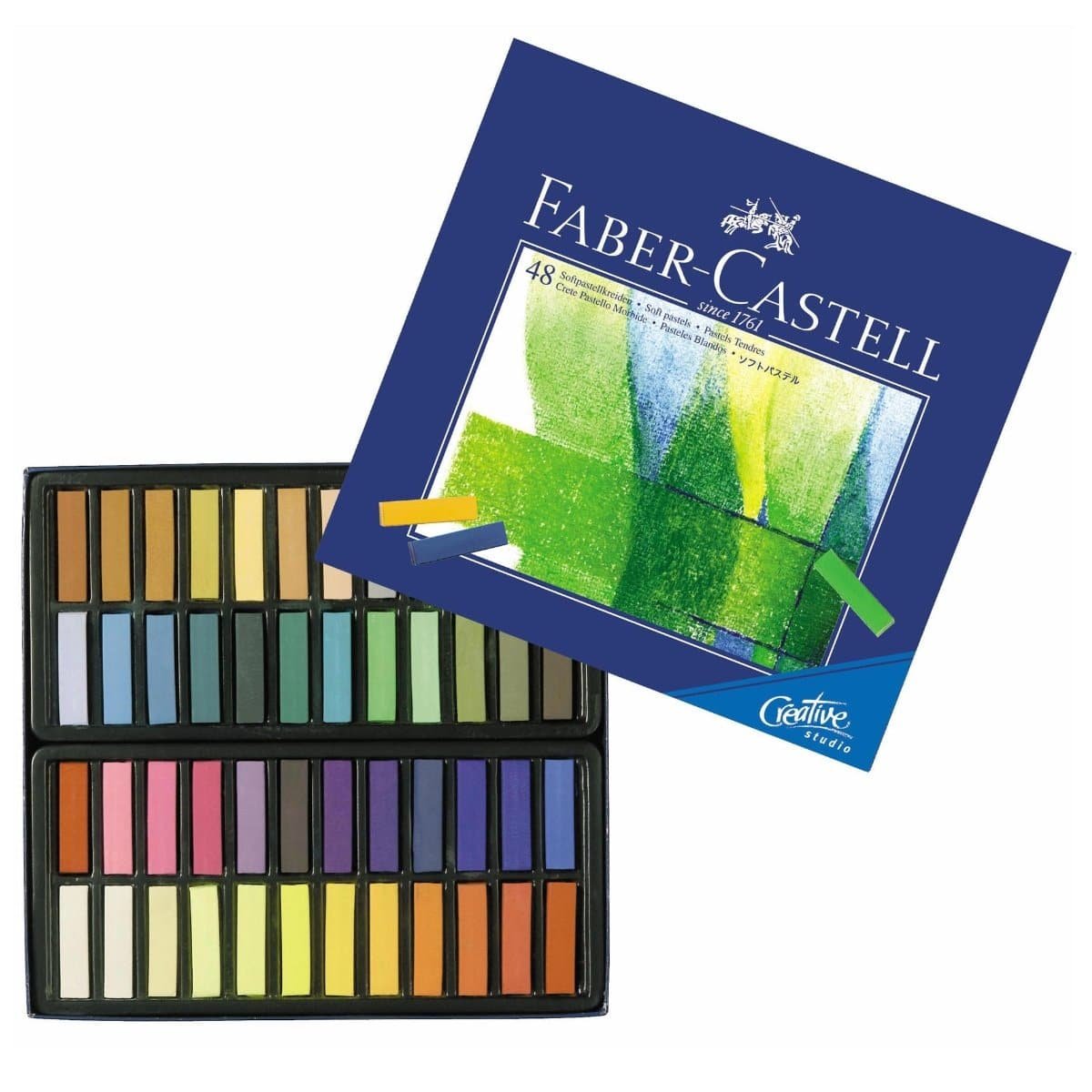 Faber Castell Soft Pastels Crayons, 48/pack - Image 1