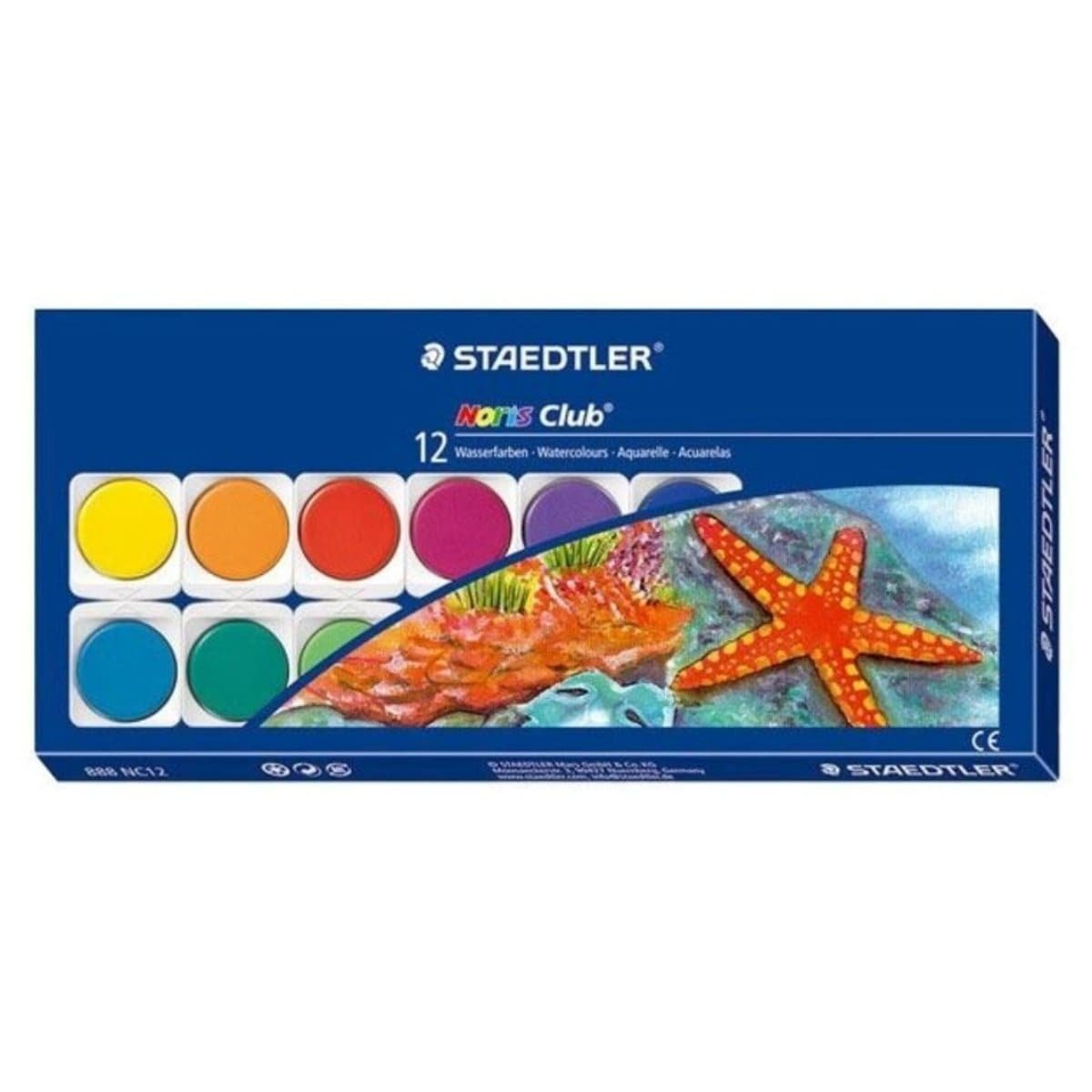 Staedler Noris Club Watercolors, 12/pack - Image 2