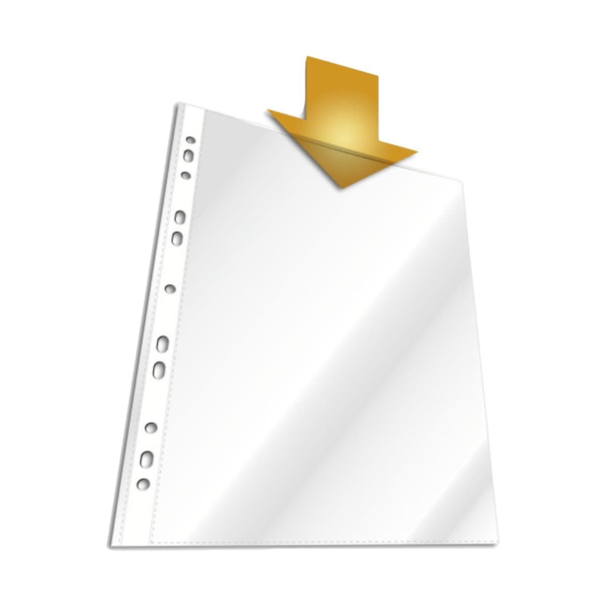 Durable 2662/2668 Punched Pockets A4, Crystal Clear, Business Quality - Image 1