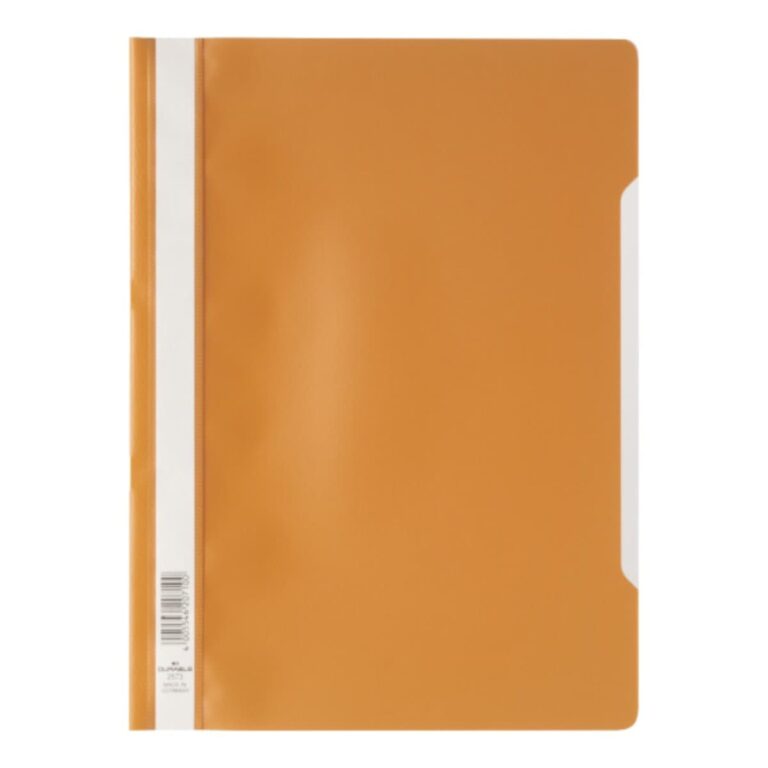Durable Clear View Folder – Economy A4, Orange